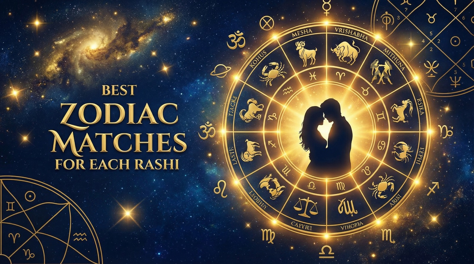 Best Zodiac Matches for Each Rashi