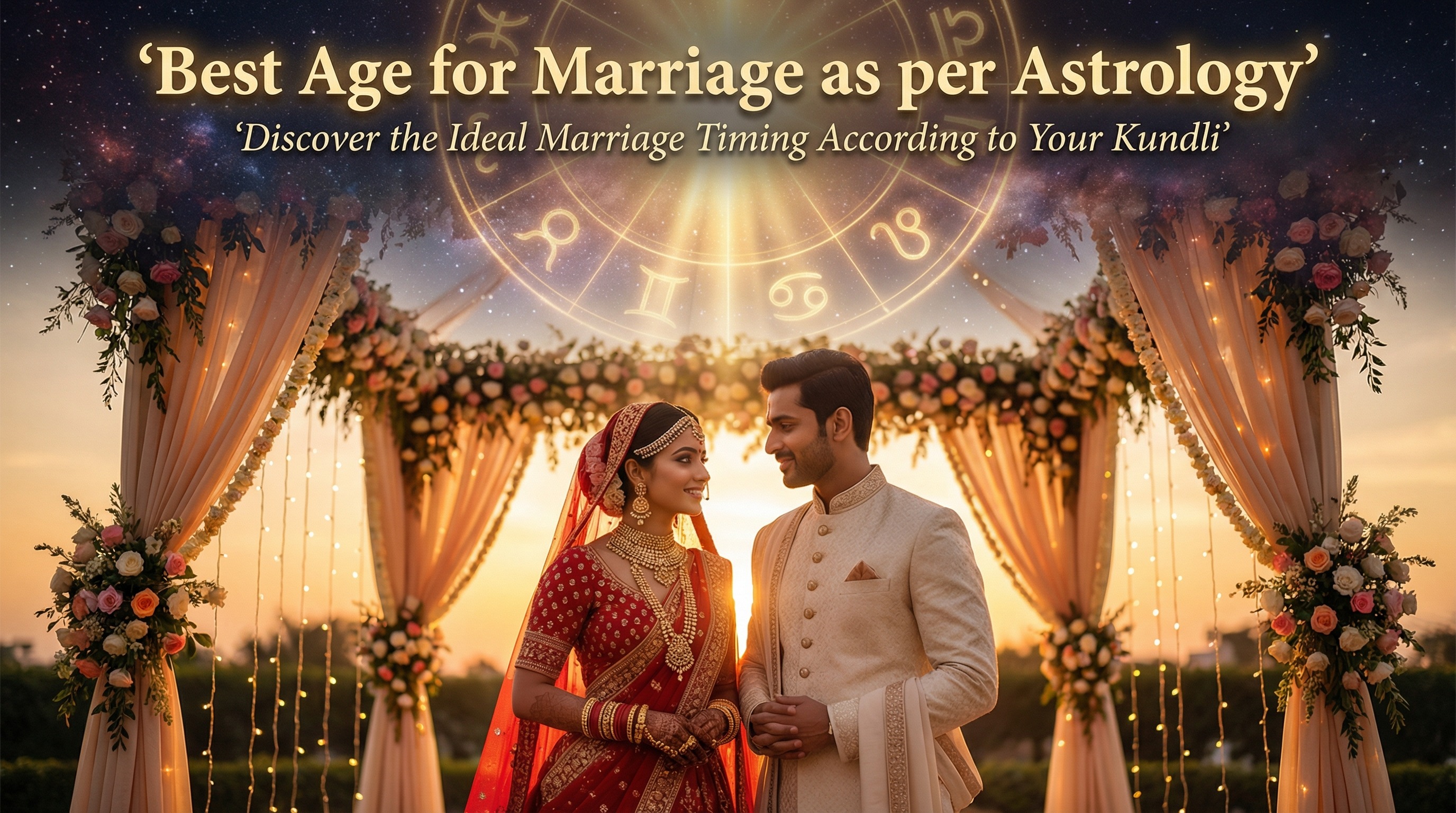 Best Age for Marriage as per Astrology